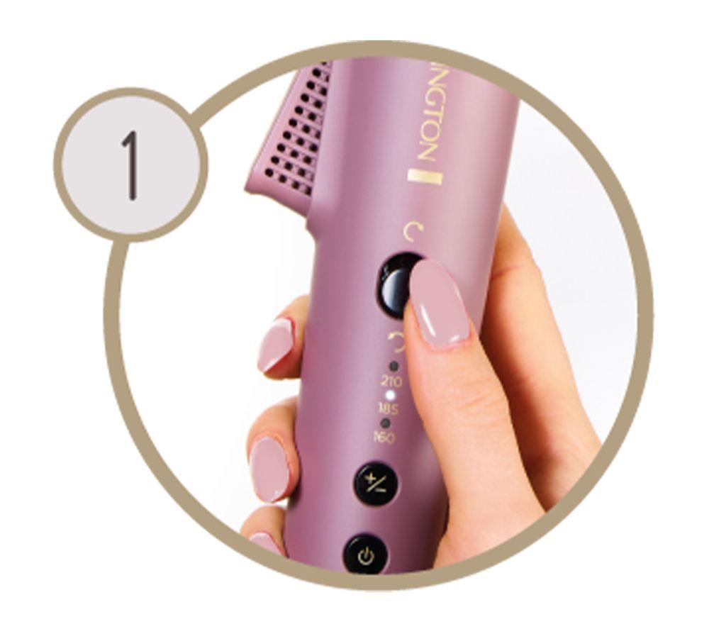 REMINGTON AIRvive Rotating Curling Wand - Mauve & Gold image number 3 of 3
