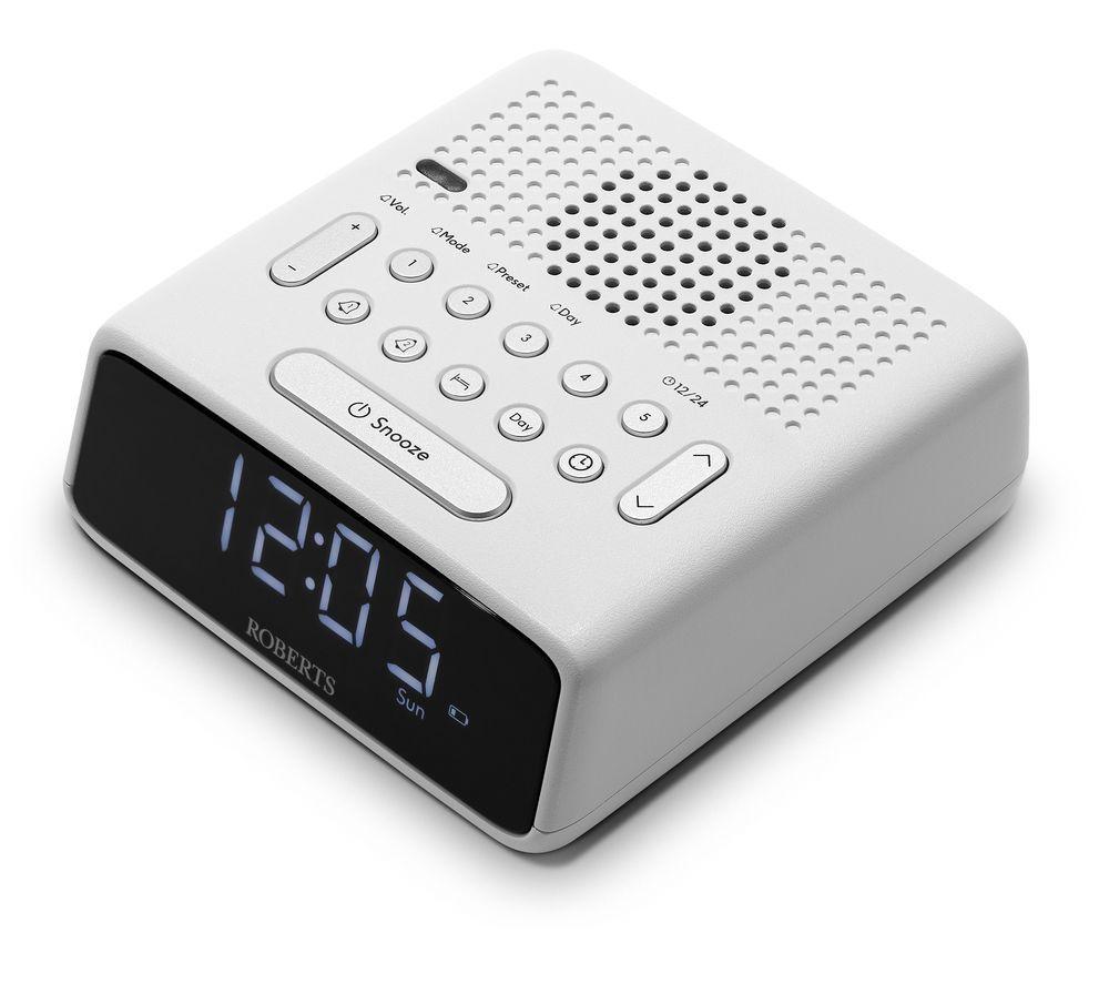 ROBERTS Ortus FM Clock Radio - White image number 2 of 3
