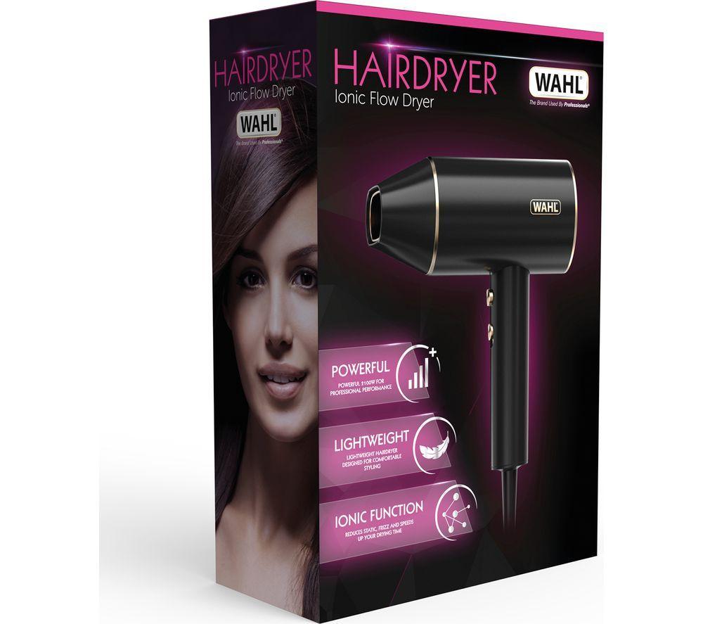 WAHL ZY169 Ionic Flow Hair Dryer - Black image number 2 of 2