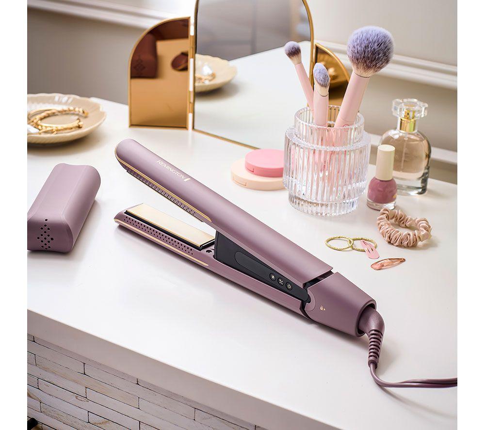 REMINGTON AIRvive Hair Straightener - Mauve & Gold image number 6 of 12