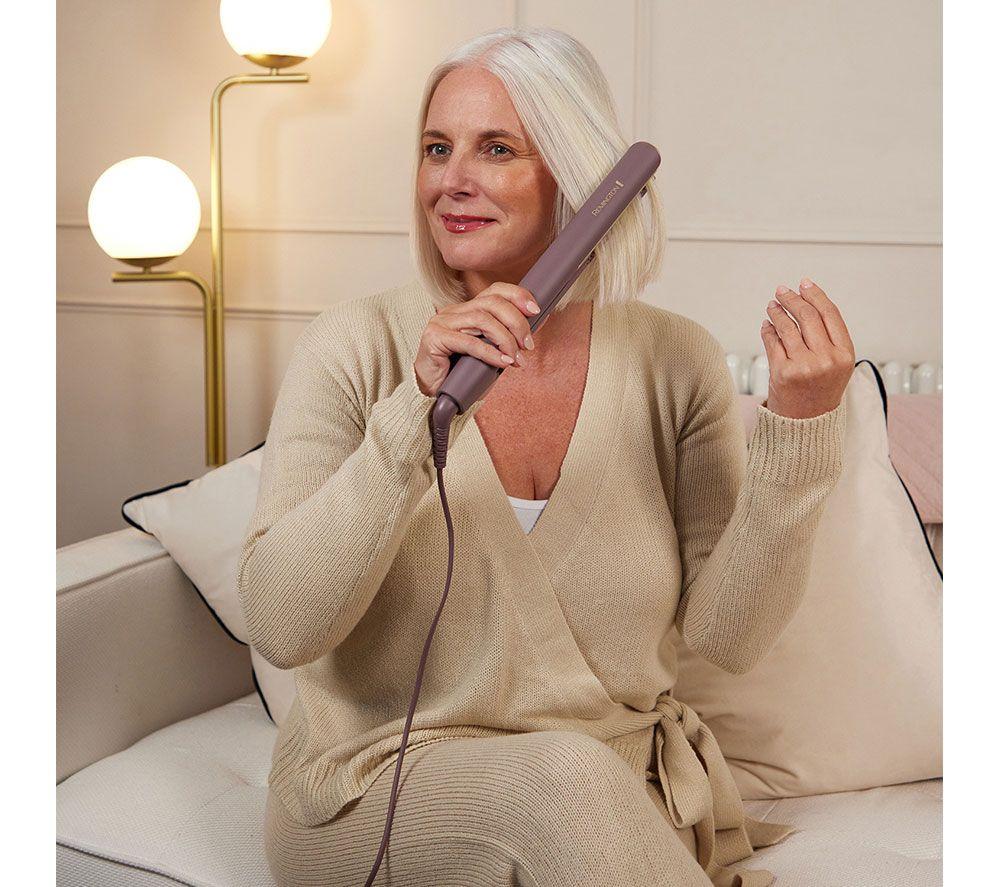 REMINGTON AIRvive Hair Straightener - Mauve & Gold image number 8 of 12