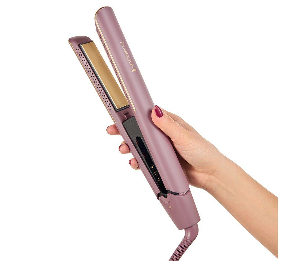 REMINGTON AIRvive Hair Straightener - Mauve & Gold image number 9 of 12