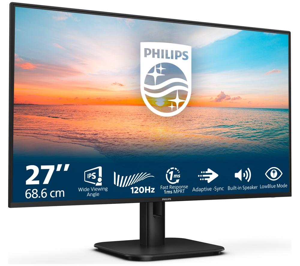 PHILIPS 27E1N1200A Full HD 27" IPS Monitor - Black image number 2 of 9