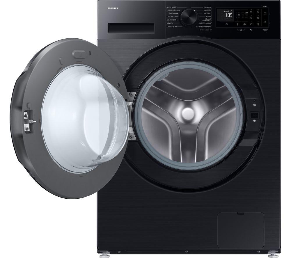 SAMSUNG Series 5 AI Energy Ecobubble WD90DG5G34BBEU WiFi-enabled 9 kg Washer Dryer - Black image number 2 of 6