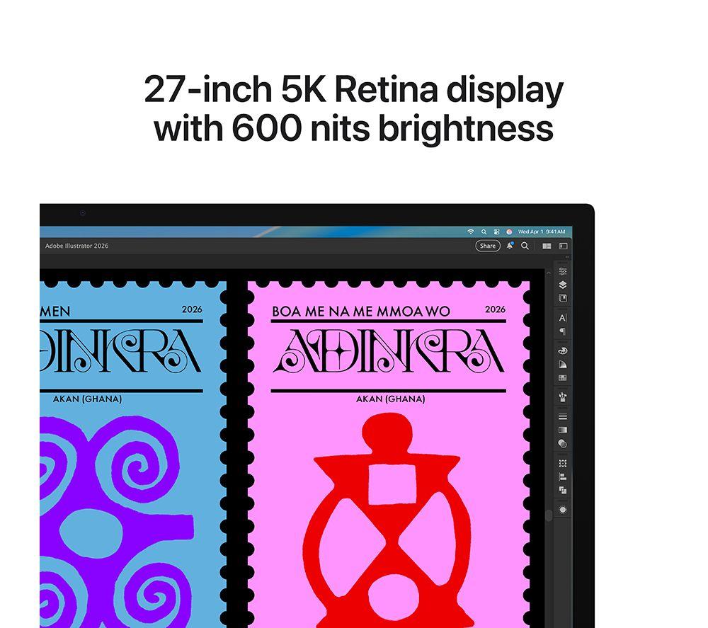 APPLE 5K Retina 27" Studio Display - Standard Glass, Tilt & Height adjustable image number 10 of 10