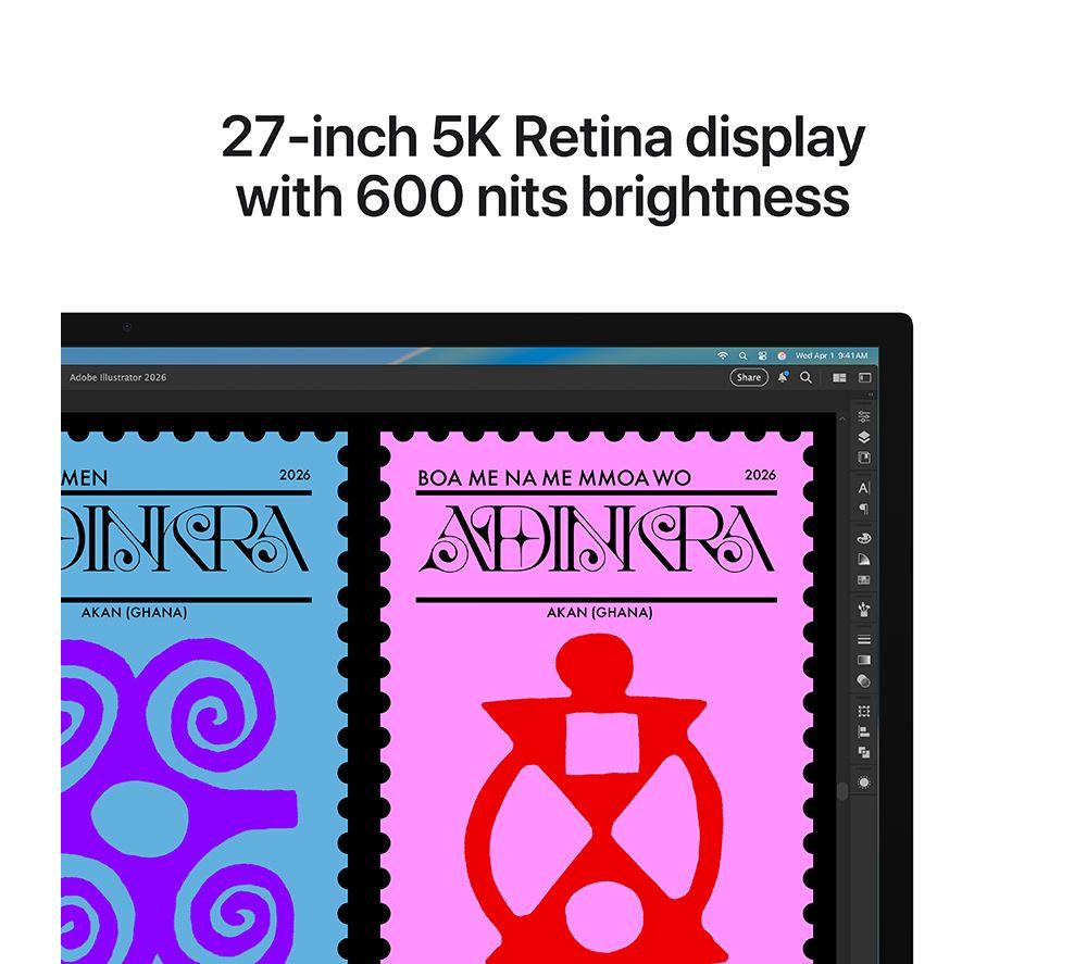APPLE 5K Retina 27" Studio Display - Nano-texture Glass, VESA Mount Adapter image number 9 of 9