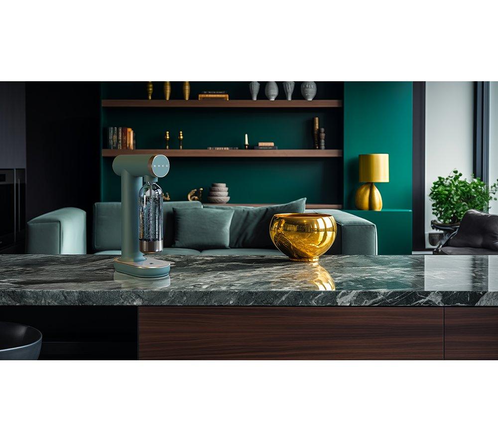 SMEG SKC01EGM Soda Maker - Emerald Green image number 3 of 7
