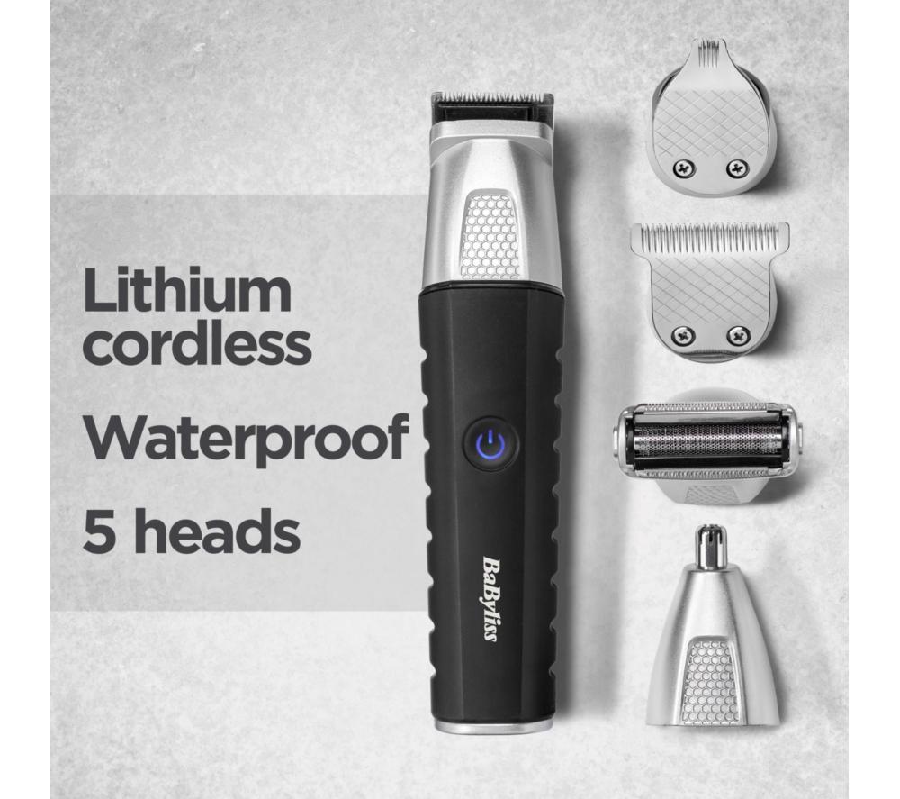 BABYLISS MT812U Lithium Power 11-in-1 Wet & Dry Multi-Trimmer - Black & Silver image number 2 of 13