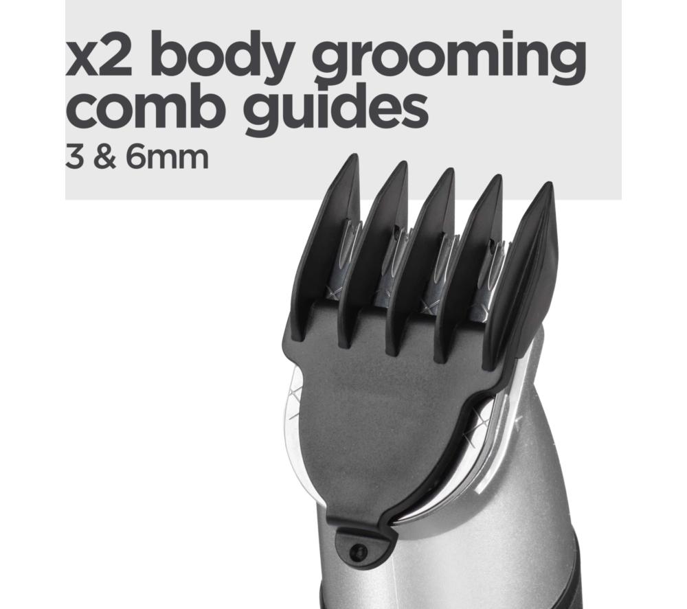 BABYLISS MT812U Lithium Power 11-in-1 Wet & Dry Multi-Trimmer - Black & Silver image number 4 of 13