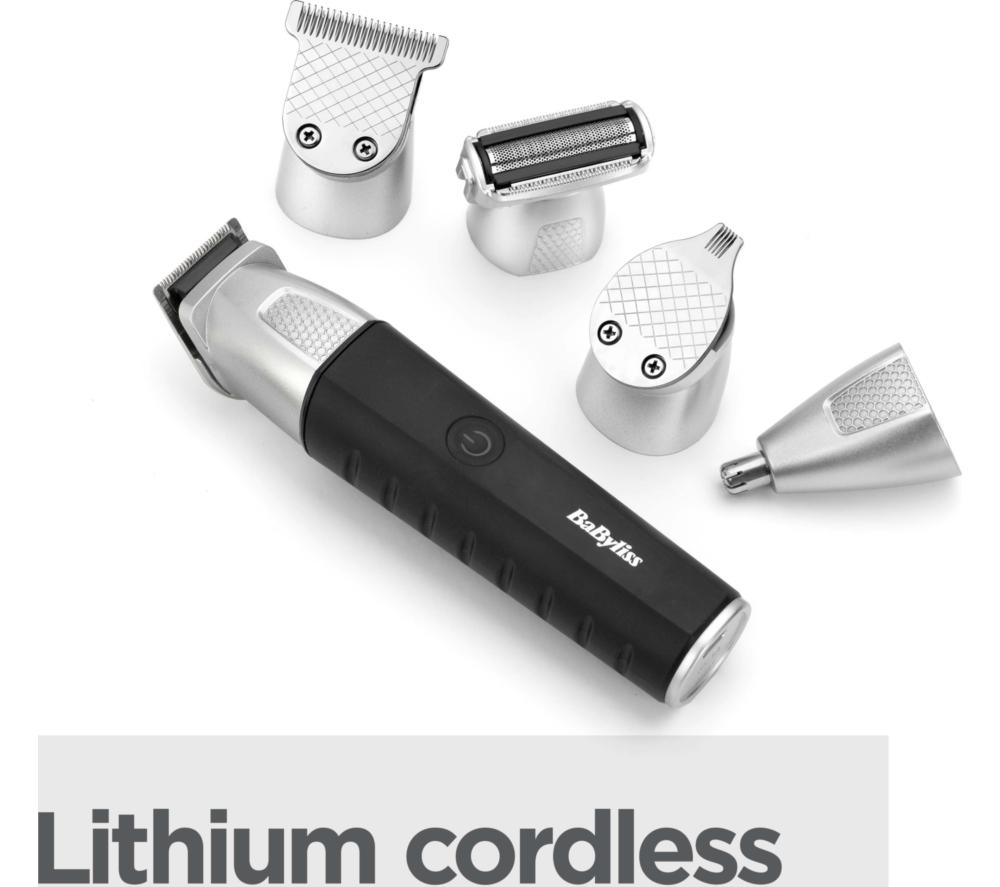 BABYLISS MT812U Lithium Power 11-in-1 Wet & Dry Multi-Trimmer - Black & Silver image number 9 of 13