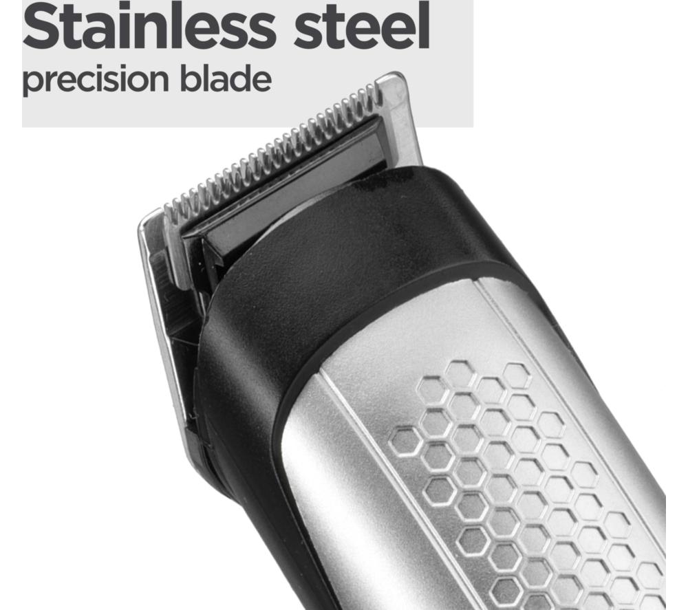 BABYLISS T812U Lithium Power Wet & Dry Beard Trimmer - Silver & Black image number 4 of 10