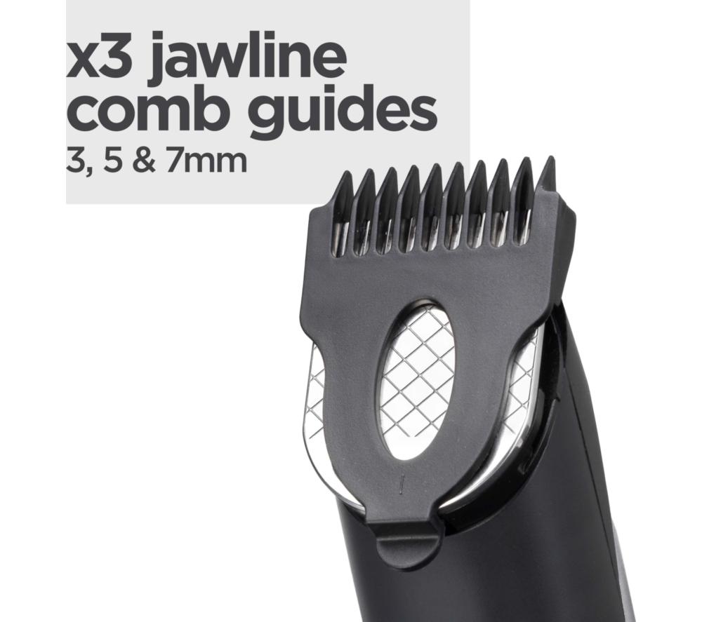BABYLISS T812U Lithium Power Wet & Dry Beard Trimmer - Silver & Black image number 6 of 10