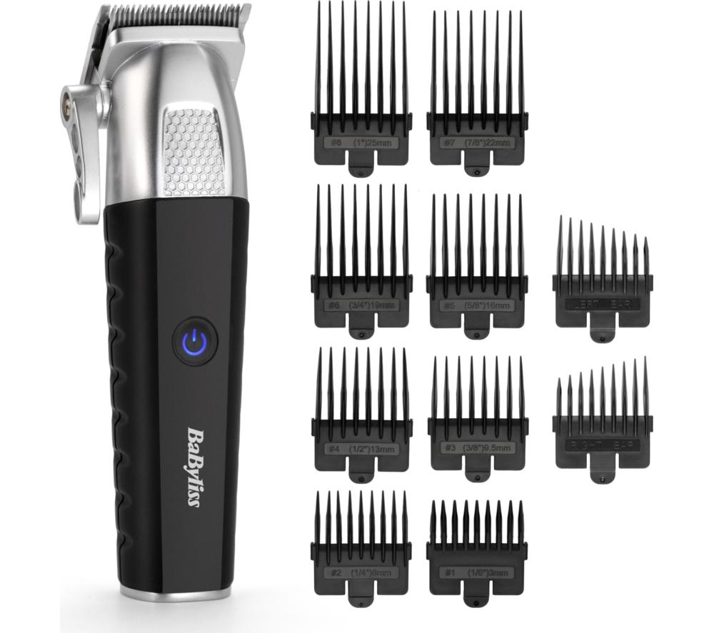 BABYLISS Lithium Power E812U Hair Clipper - Black & Silver