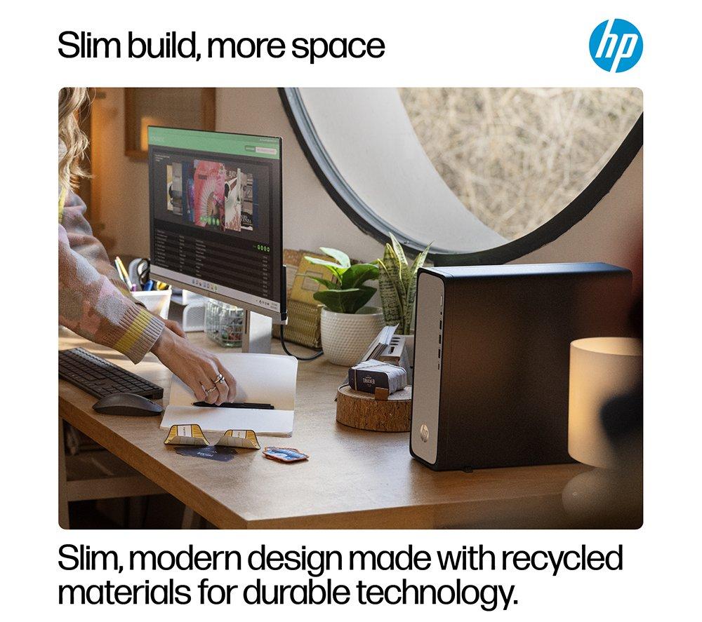 HP OmniDesk Slim S03-0001na Desktop PC - Intel&reg; Core&trade; i5, 512 GB SSD, Black image number 8 of 21