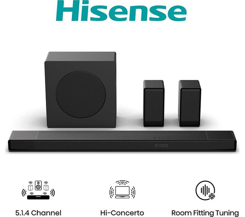 HISENSE AX5140Q 5.1.4 Wireless Sound Bar with Dolby Atmos image number 12 of 14