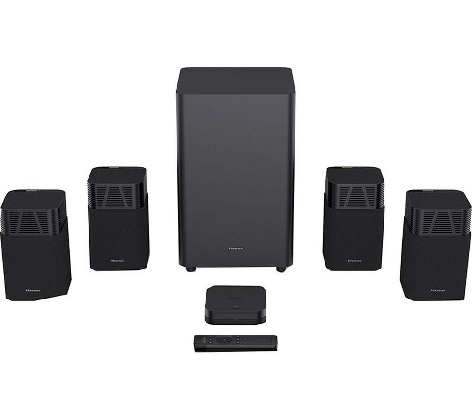 HISENSE HT Saturn 4.1.2 Wireless Sound Bar with Dolby Atmos & DTS Virtual:X