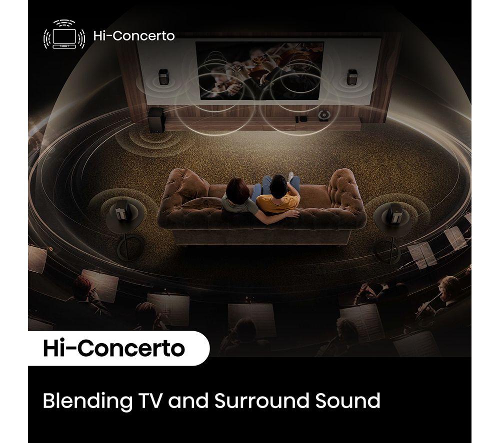 HISENSE HT Saturn 4.1.2 Wireless Sound Bar with Dolby Atmos & DTS Virtual:X image number 4 of 18