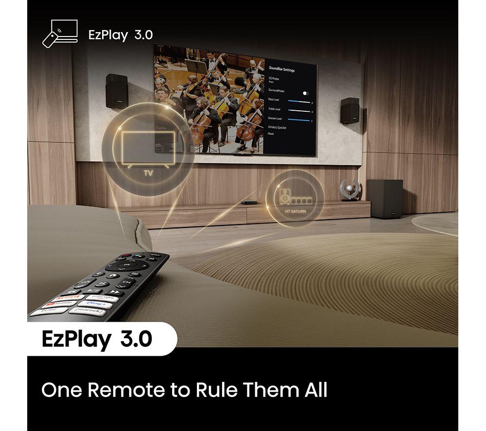 HISENSE HT Saturn 4.1.2 Wireless Sound Bar with Dolby Atmos & DTS Virtual:X image number 8 of 18