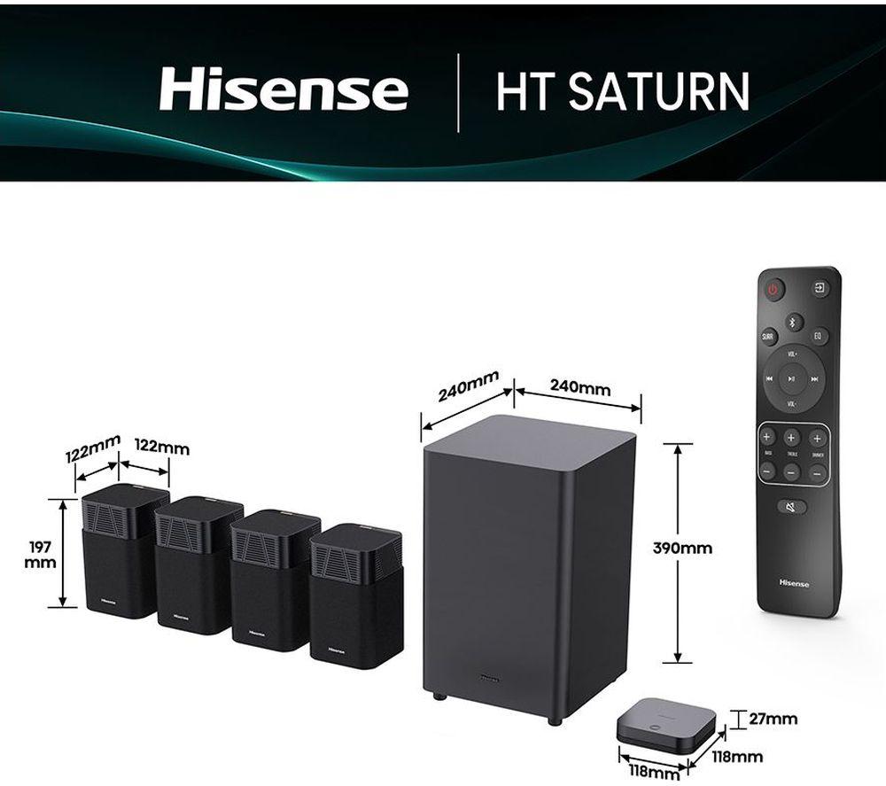 HISENSE HT Saturn 4.1.2 Wireless Sound Bar with Dolby Atmos & DTS Virtual:X image number 15 of 18