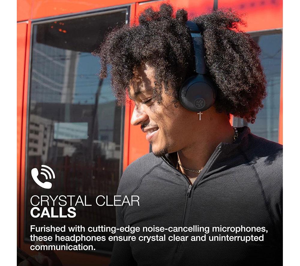 JLAB Go Lux Wireless Bluetooth Noise-Cancelling Headphones - Graphite image number 9 of 12