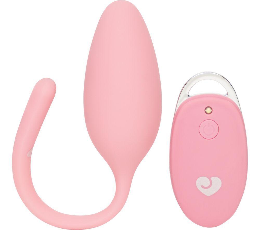 LOVEHONEY Mon Ami Vibrating Love Egg with Remote - Pink