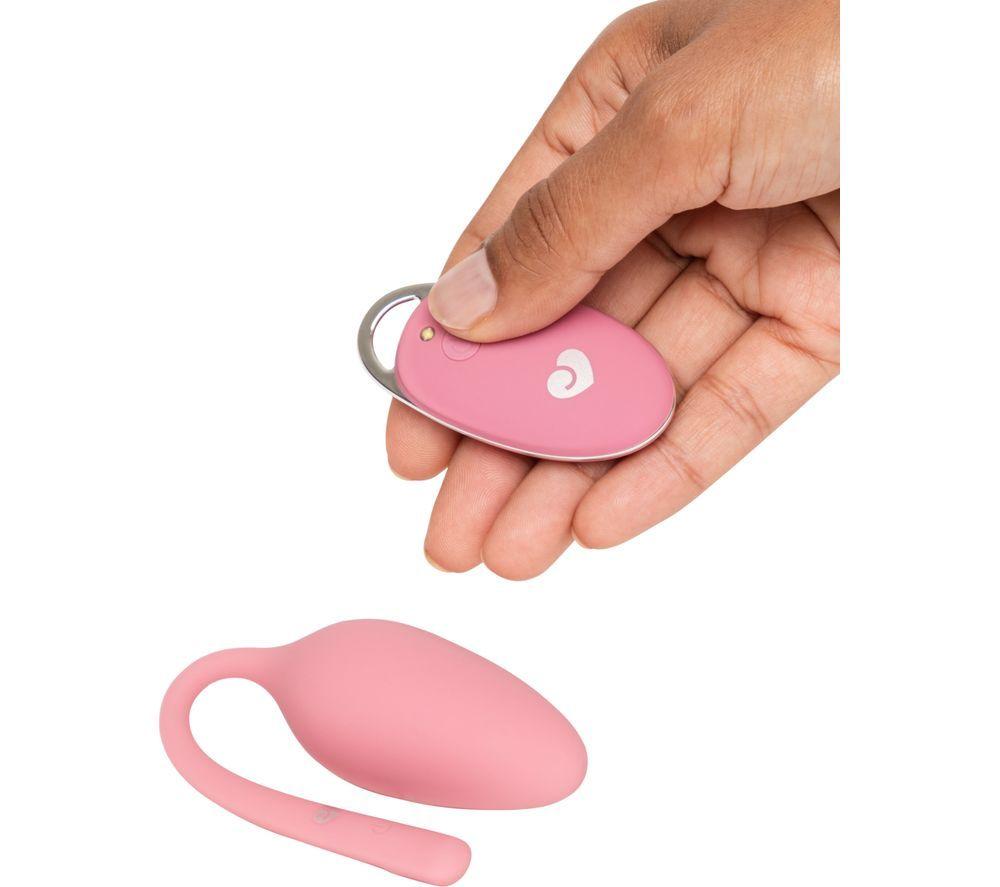 LOVEHONEY Mon Ami Vibrating Love Egg with Remote - Pink image number 5 of 6