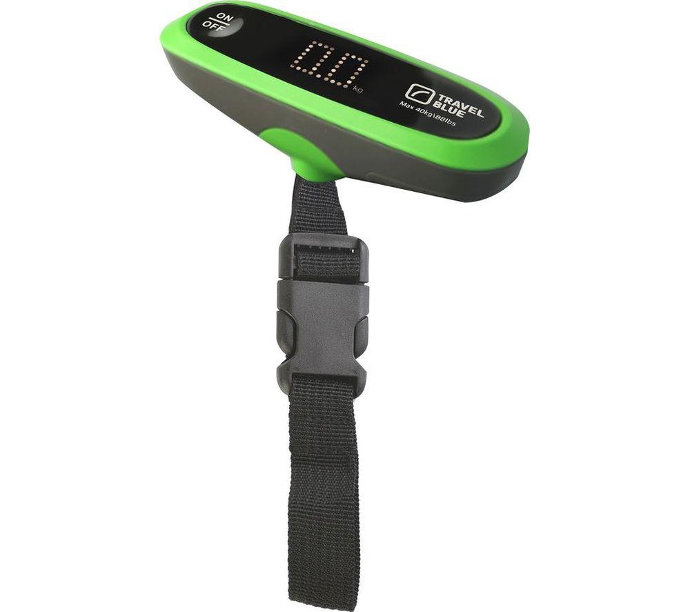 TRAVEL BLUE Digital Luggage Scale - Fushia & Green