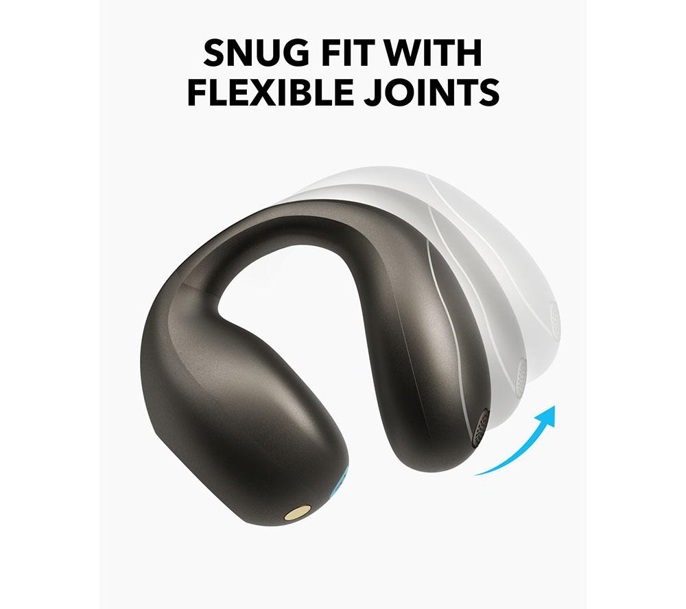 SOUNDCORE C40i Open-Ear Wireless Bluetooth Earbuds - Dark Grey image number 4 of 8