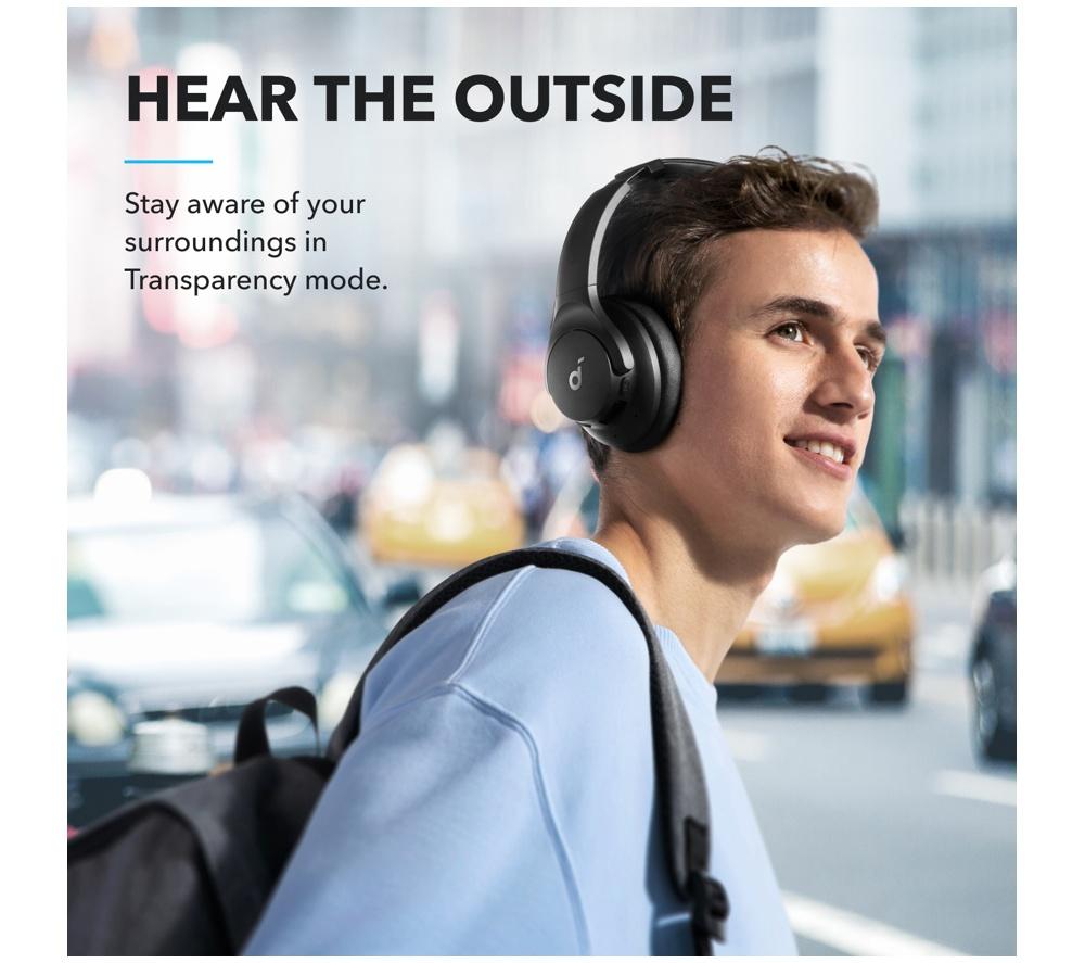 SOUNDCORE Q21i Wireless Bluetooth Noise-Cancelling Headphones - Black image number 8 of 10