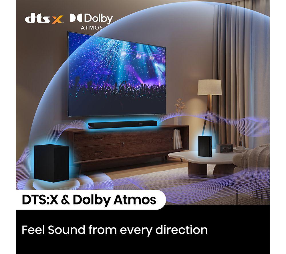 HISENSE AX5100Q 5.1 Wireless Sound Bar with Dolby Atmos image number 8 of 12