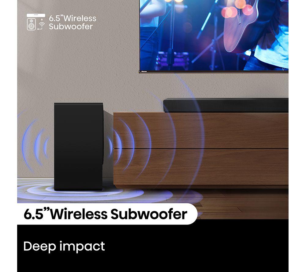 HISENSE AX5100Q 5.1 Wireless Sound Bar with Dolby Atmos image number 10 of 12