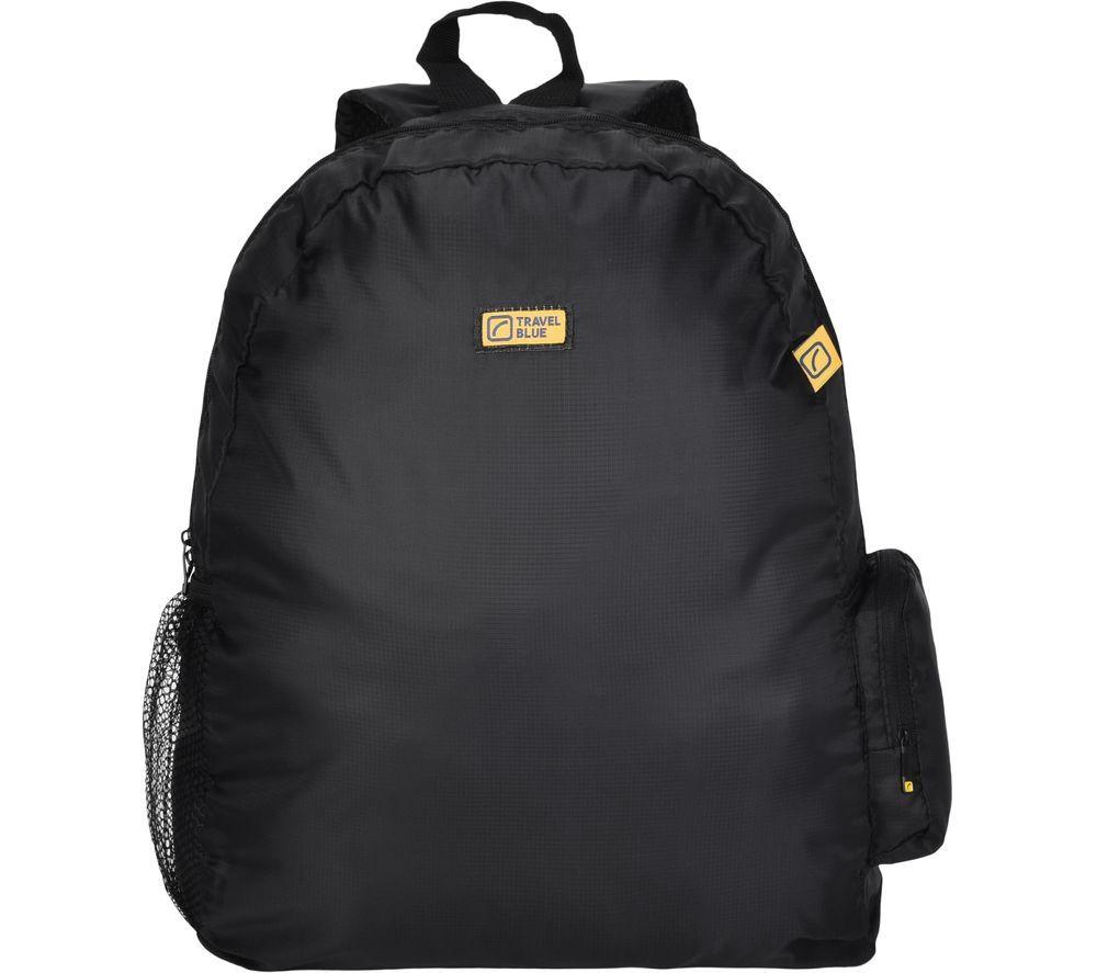 TRAVEL BLUE Folding Backpack - 11 Litre, Black