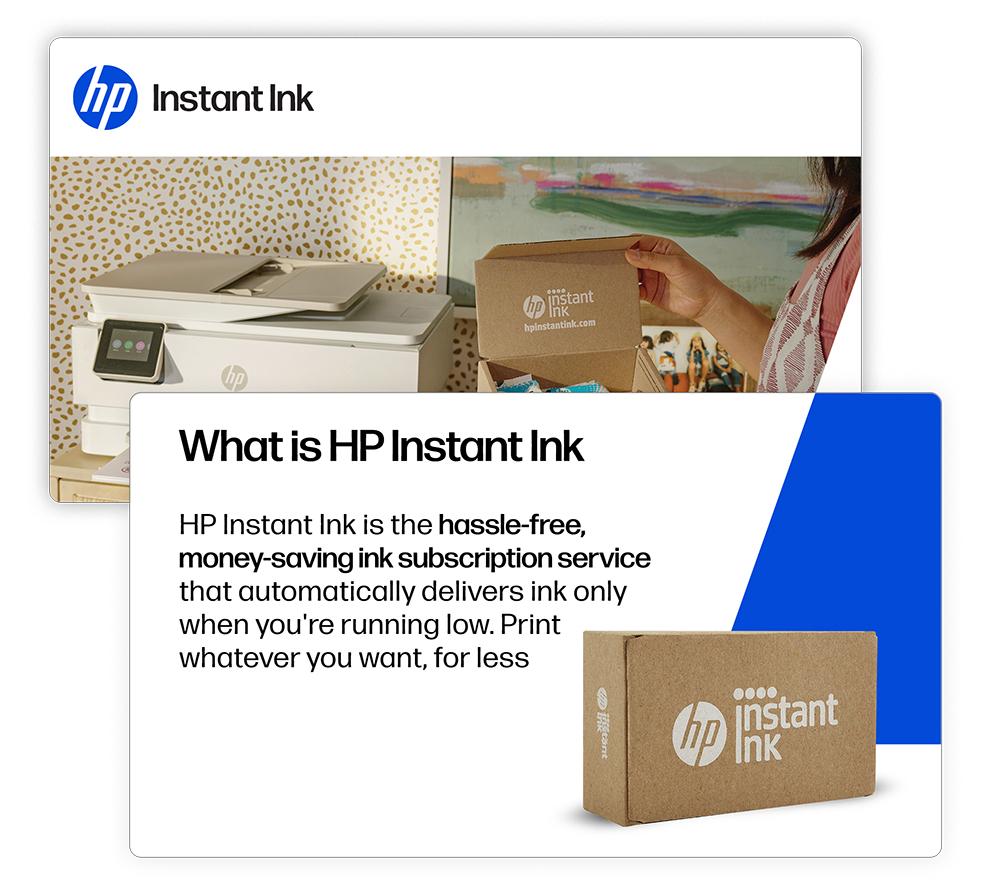 HP Instant Ink Enrolment Card image number 4 of 7