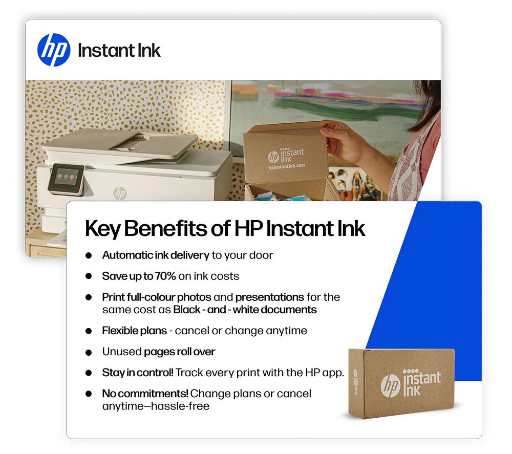 HP Instant Ink Enrolment Card image number 5 of 7