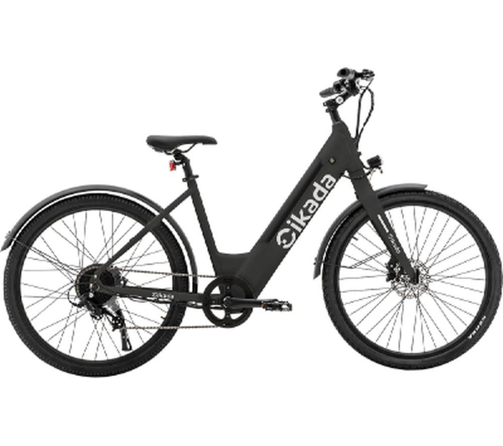 Cikada City Electric Hybrid Bike - Black, Medium, Black