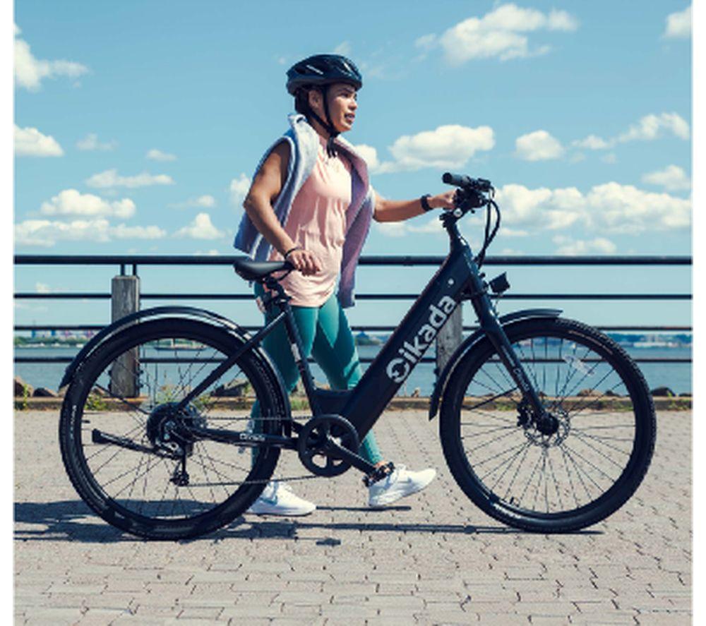 CIKADA City Electric Hybrid Bike - Black, Medium image number 6 of 11
