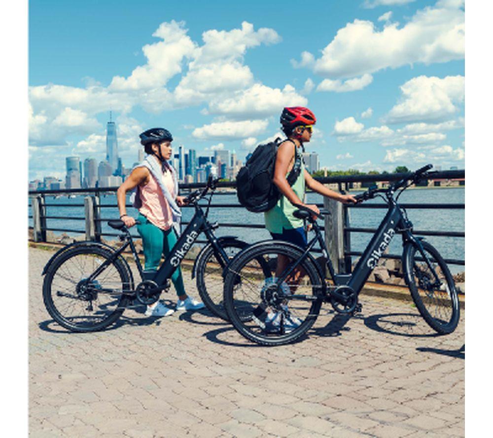 CIKADA City Electric Hybrid Bike - Black, Medium image number 7 of 11