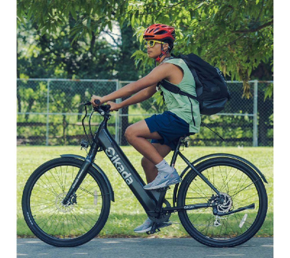 CIKADA City Electric Hybrid Bike - Black, Medium image number 11 of 11