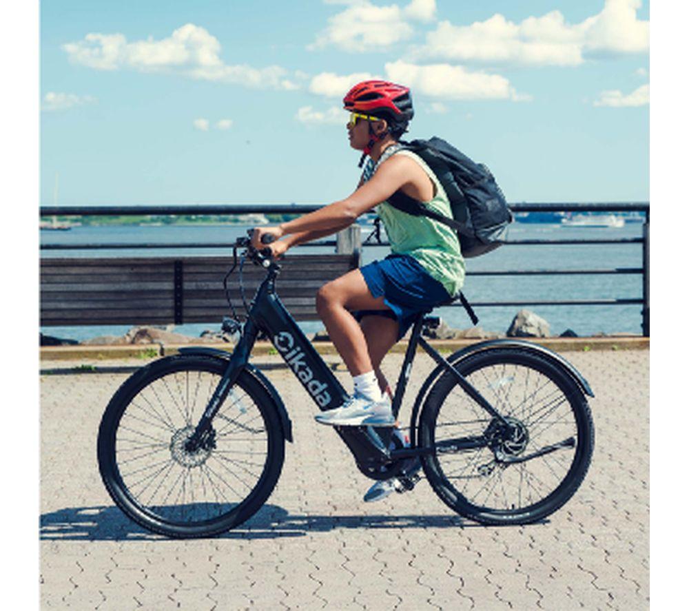 CIKADA City Electric Hybrid Bike - Black, Large image number 5 of 11