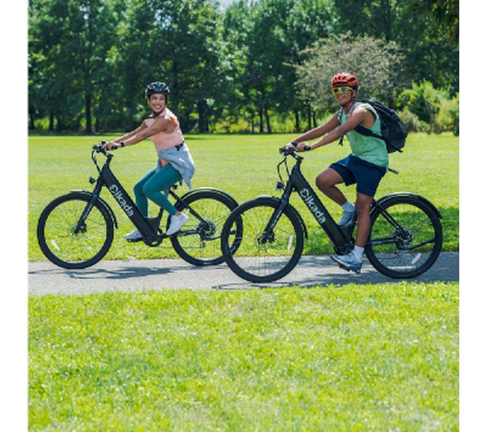 CIKADA City Electric Hybrid Bike - Black, Large image number 9 of 11