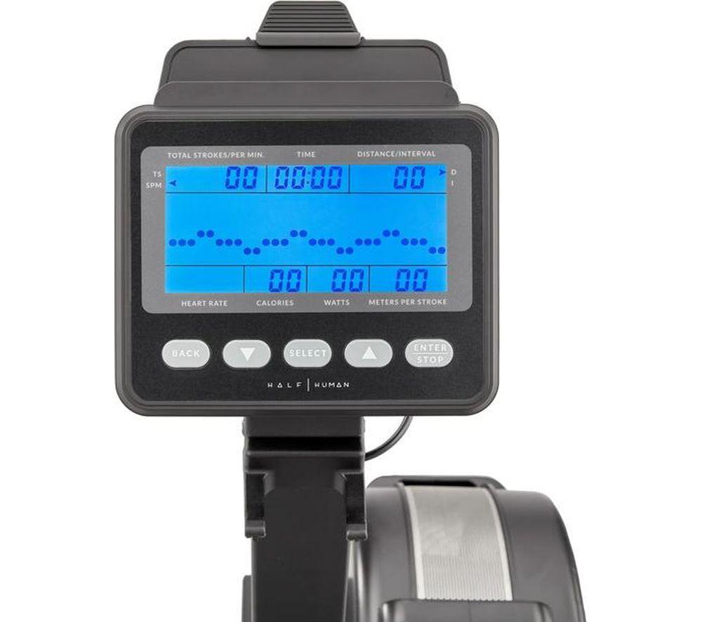 HALF HUMAN Air Rowing Machine - Black image number 4 of 6