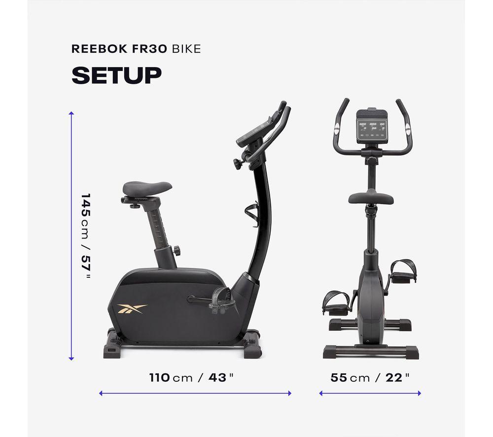 REEBOK FR30 Exercise Bike - Black & Blue image number 3 of 13
