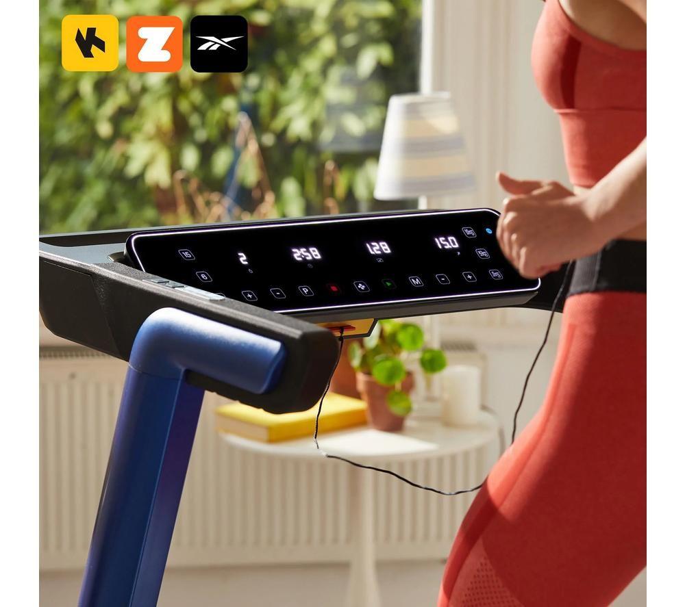 REEBOK Floatride FR30z Smart Bluetooth Treadmill - Blue image number 4 of 8