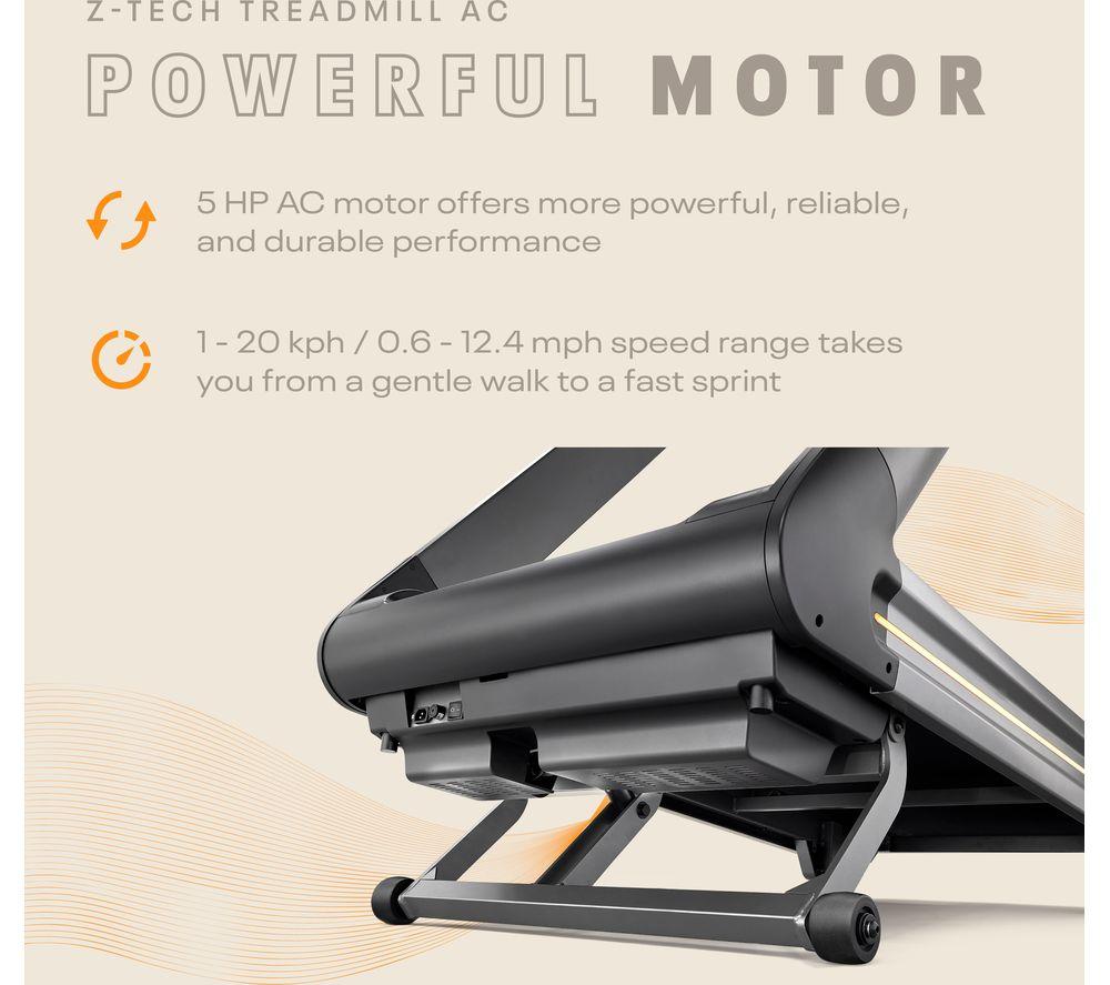 REEBOK Z-Tech AC Smart Bluetooth Treadmill - Black & Silver image number 11 of 14