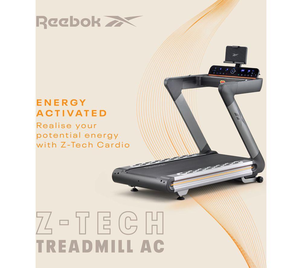 REEBOK Z-Tech AC Smart Bluetooth Treadmill - Black & Silver image number 13 of 14