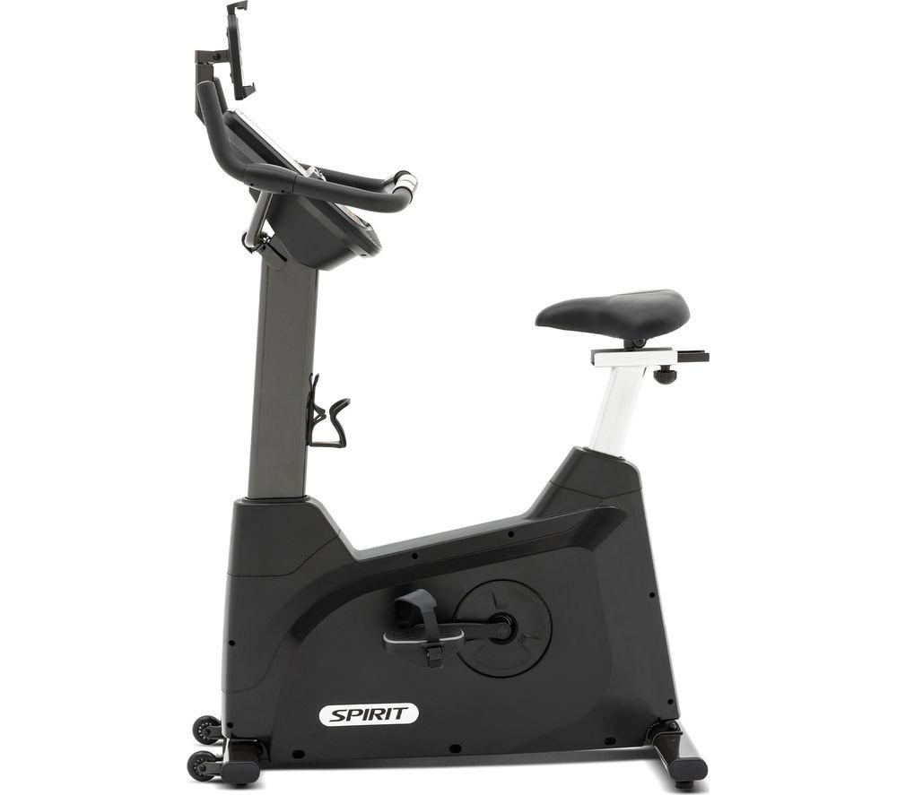 SPIRIT XBU55ENT Smart WiFi Upright Exercise Bike - Black image number 2 of 8
