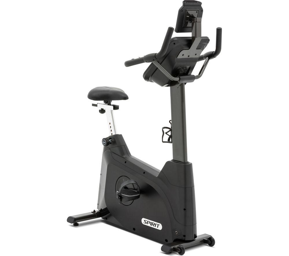 SPIRIT XBU55ENT Smart WiFi Upright Exercise Bike - Black image number 3 of 8