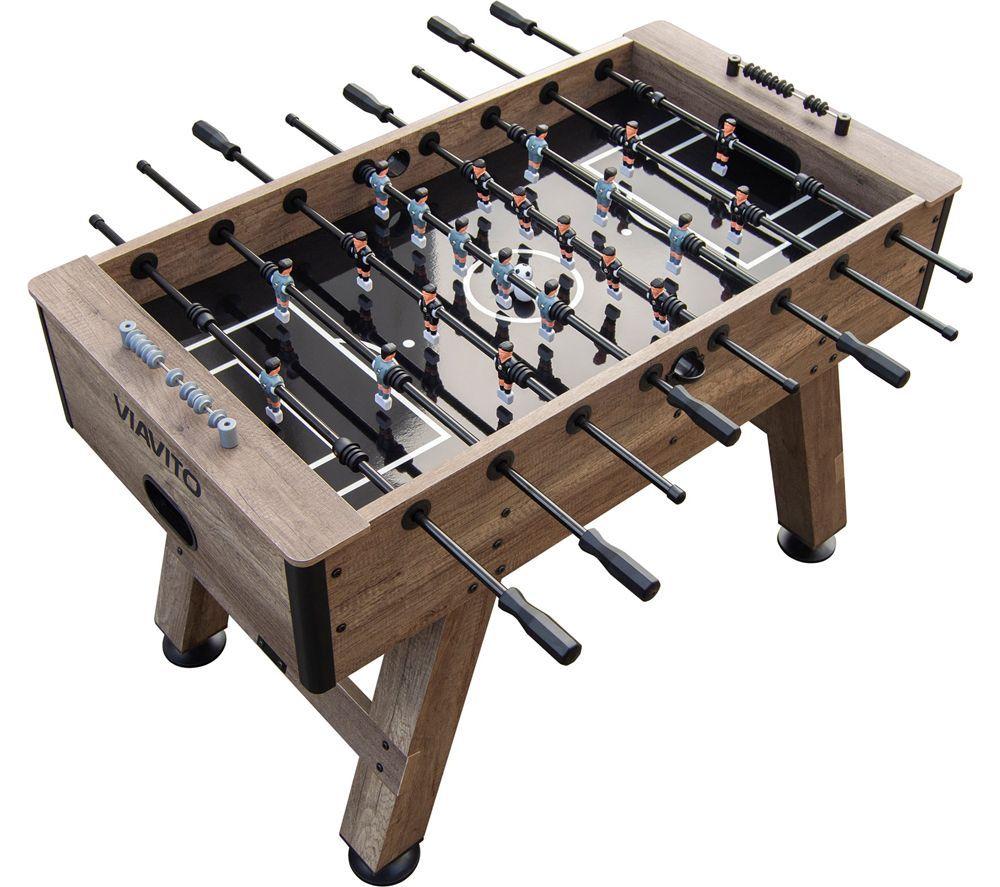 VIAVITO FT500 Football Table - Black & Brown image number 3 of 9