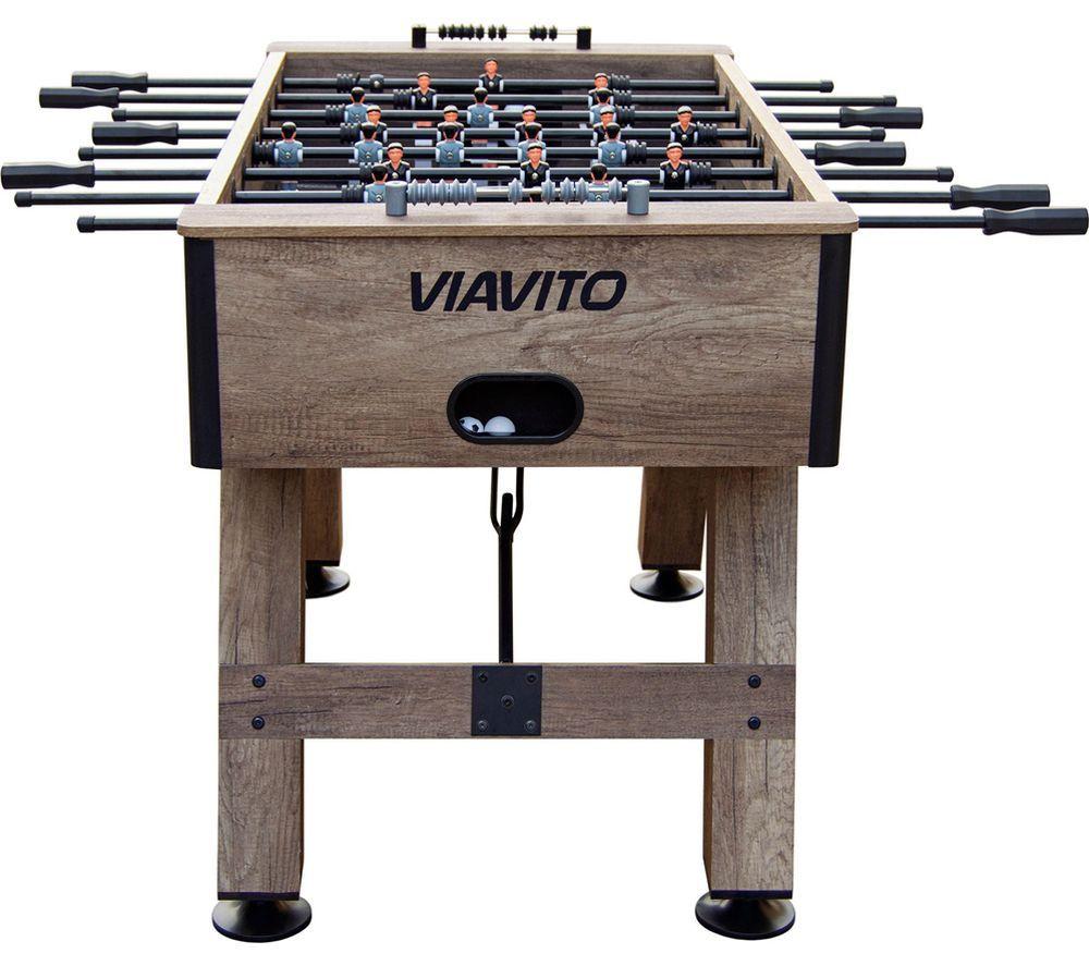 VIAVITO FT500 Football Table - Black & Brown image number 6 of 9