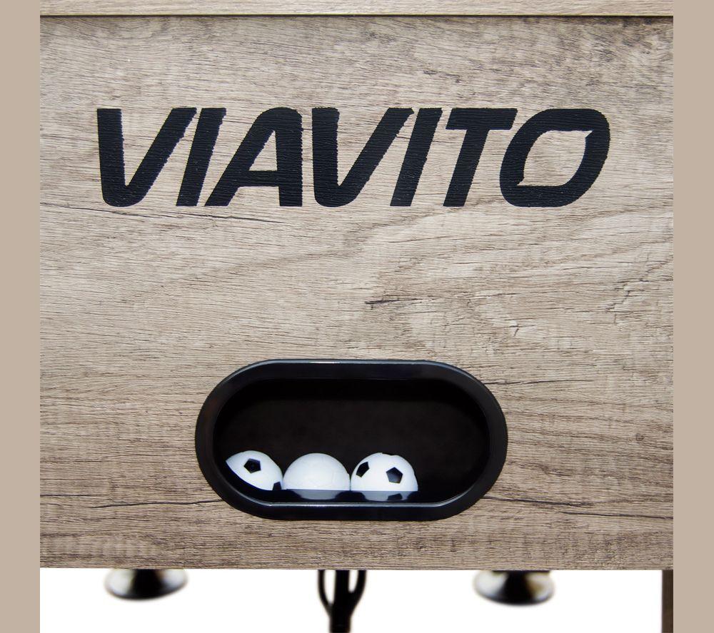 VIAVITO FT500 Football Table - Black & Brown image number 9 of 9